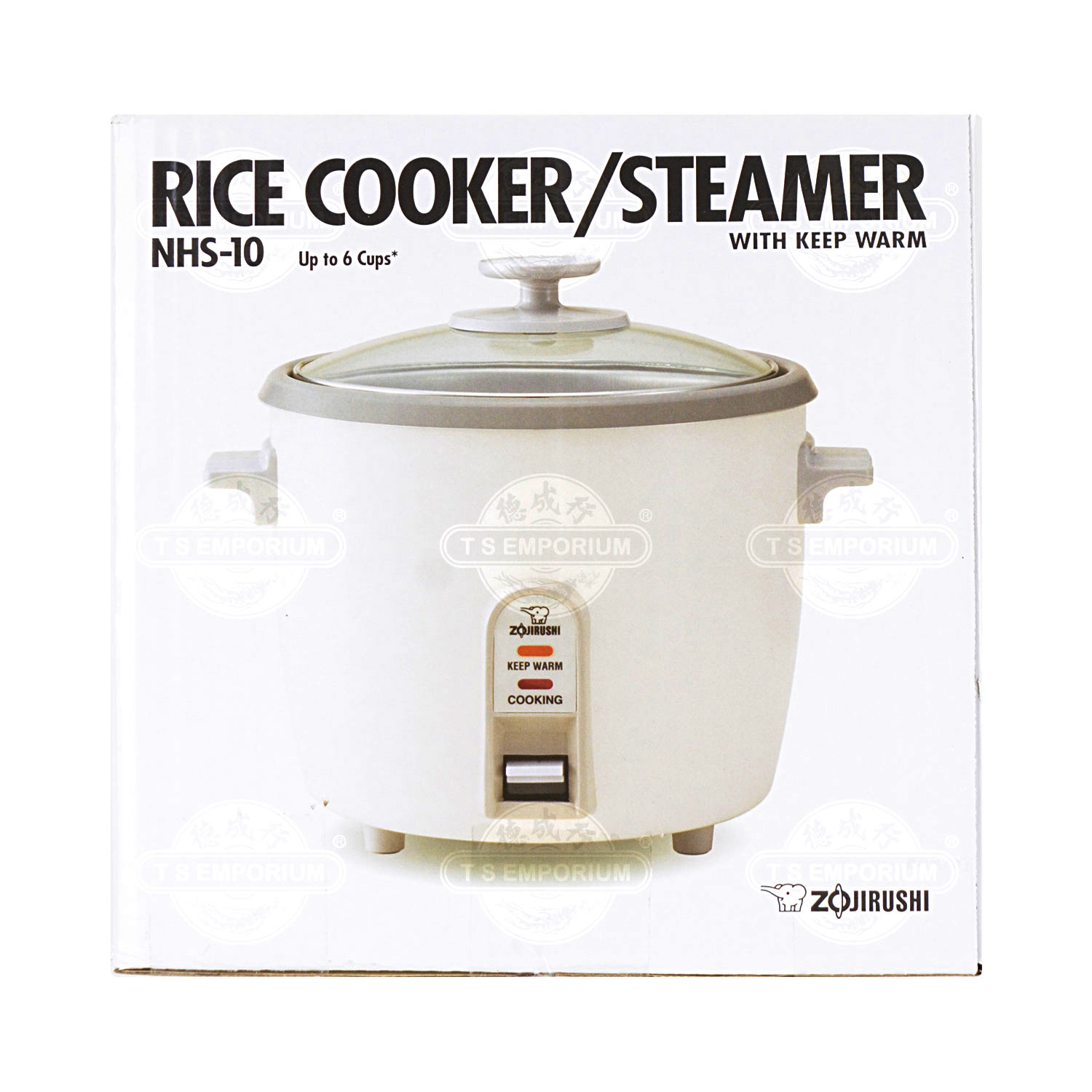 ZOJIRUSHI Rice Cooker/Steamer 6Cup (NHS10) Tak Shing Hong