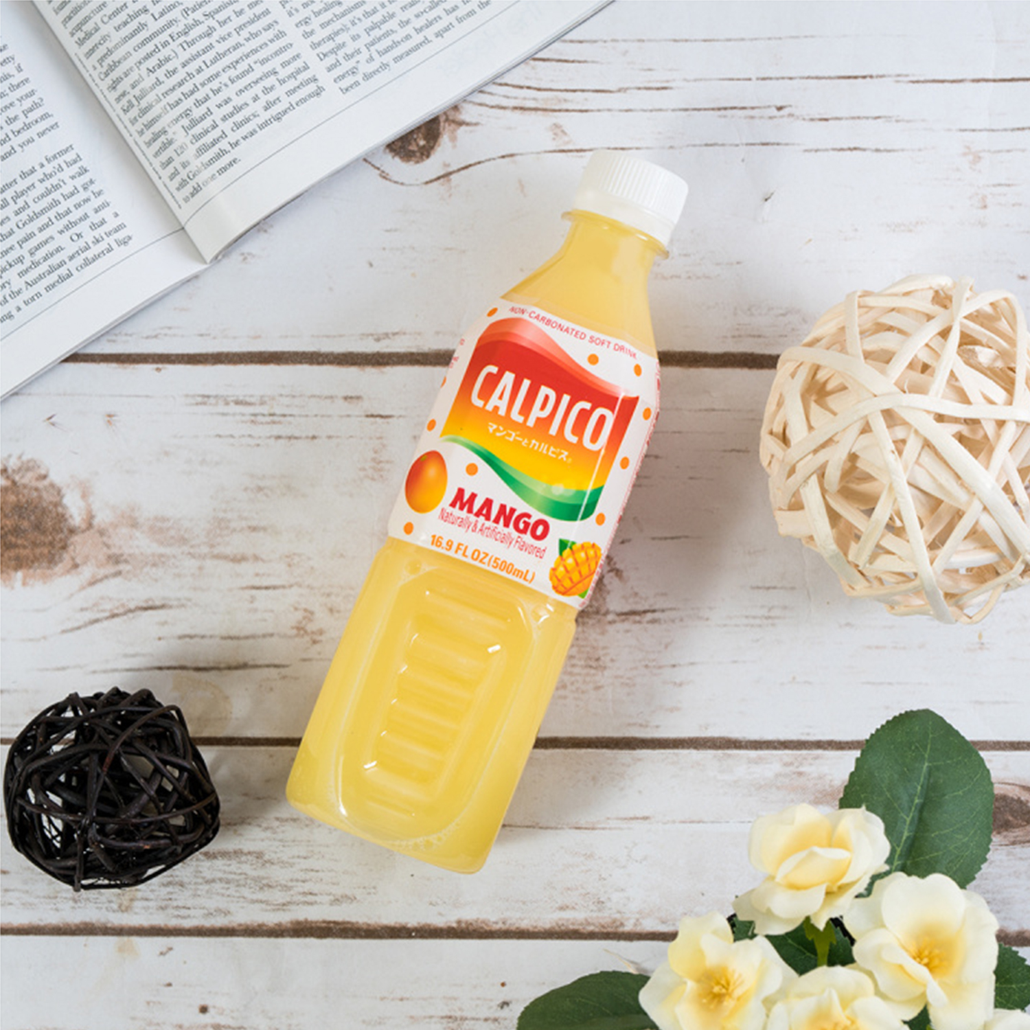 CALPICO NonCarbonated Soft Drink, Mango Flavor 500ml Tak Shing Hong