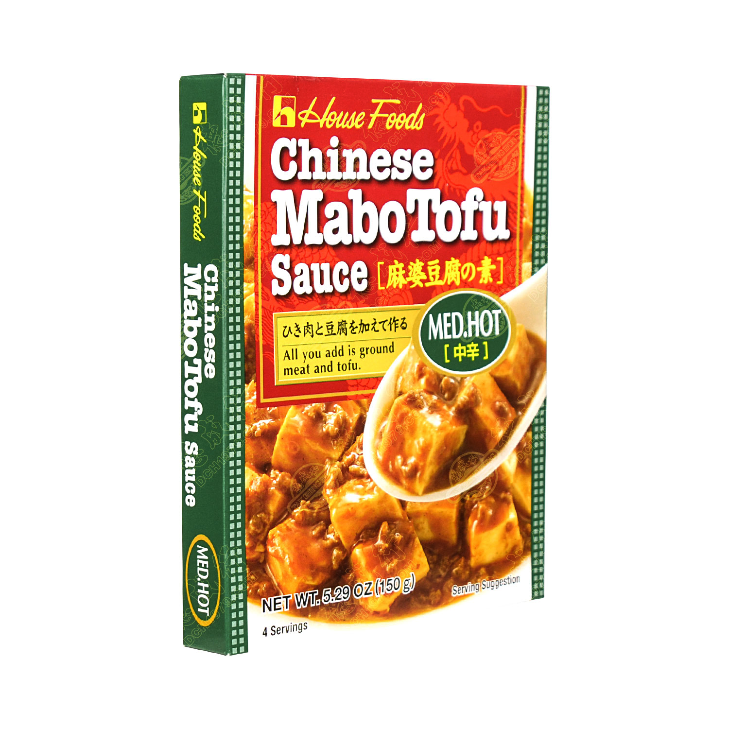 HOUSE FOODS Chinese Mabo Tofu Sauce (MED. HOT) 150g Tak Shing Hong