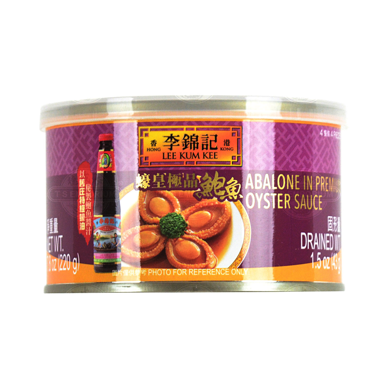LEE KUM KEE Abalone In Premium Oyster Sauce 4pcs/220g Tak Shing Hong