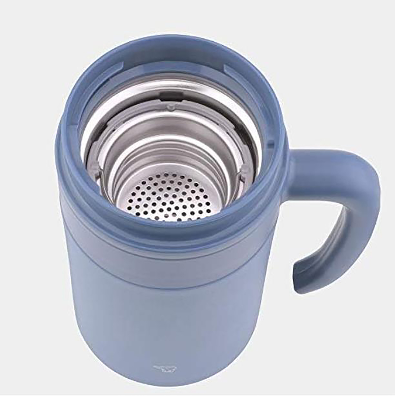 ZOJIRUSHI Stainless Tea Tumbler with Handle Prussian Blue 16 oz. / 0.