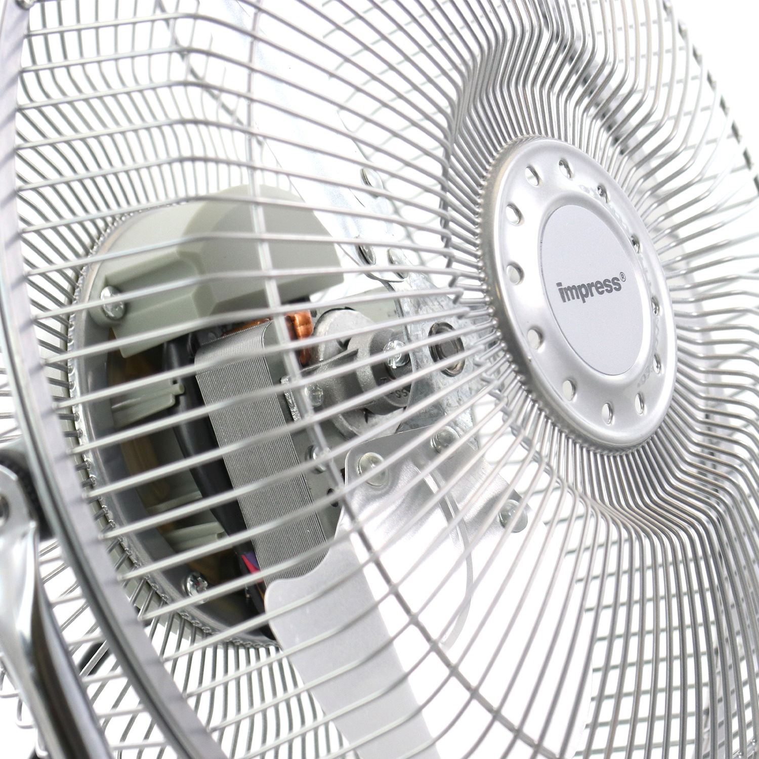 IMPRESS 9 Inch HighVelocity Electric Fan in Silver (IM709V) Tak