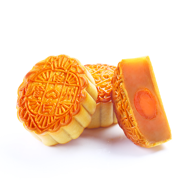 double yolk lotus seed paste mooncakes