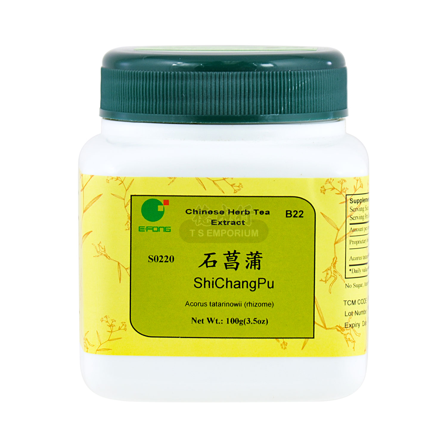 EFONG Chinese Herb Tea Extract Powder ShiChangPu 100g/3.5oz Tak