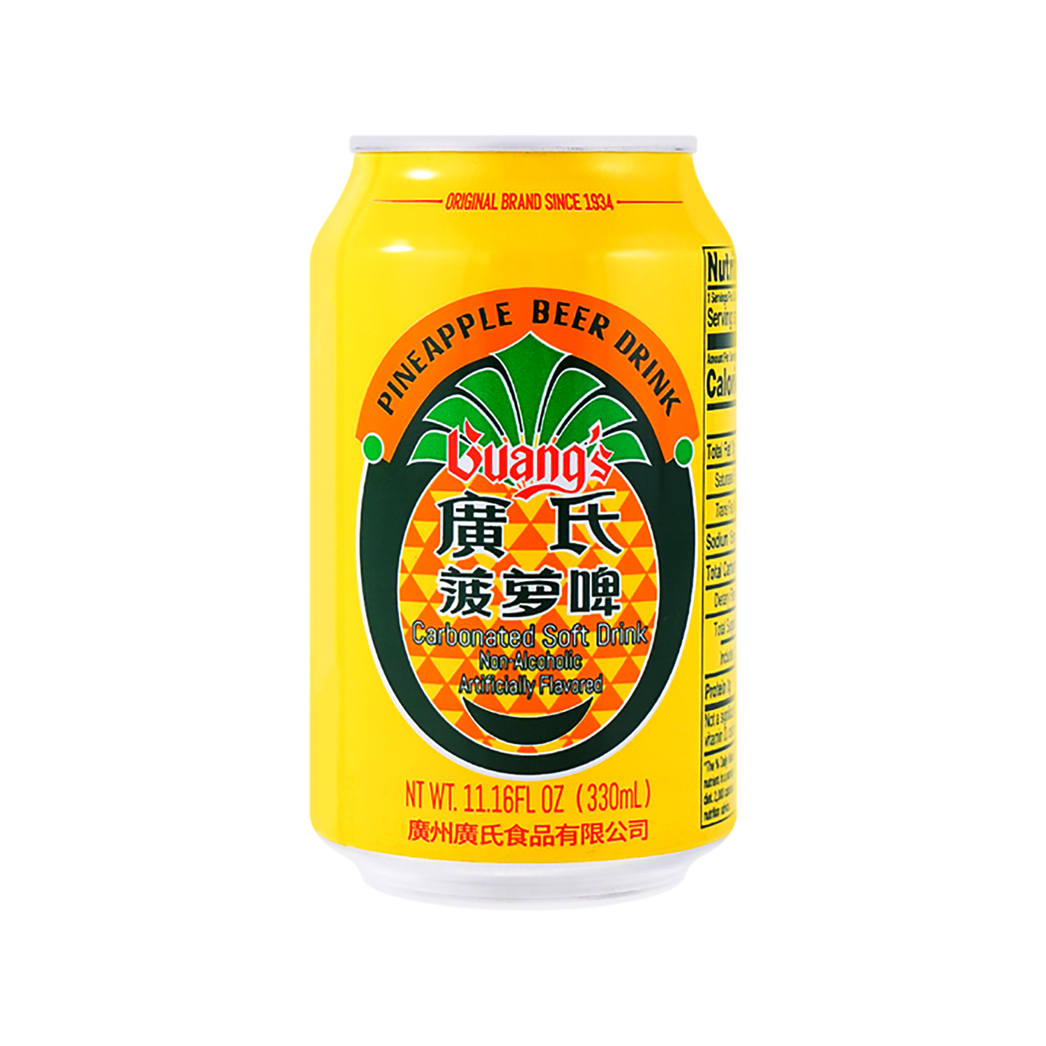 商超餐饮果味菠萝啤饮料 量大从优 320ml*24 果味菠萝啤口味冰爽-阿里巴巴