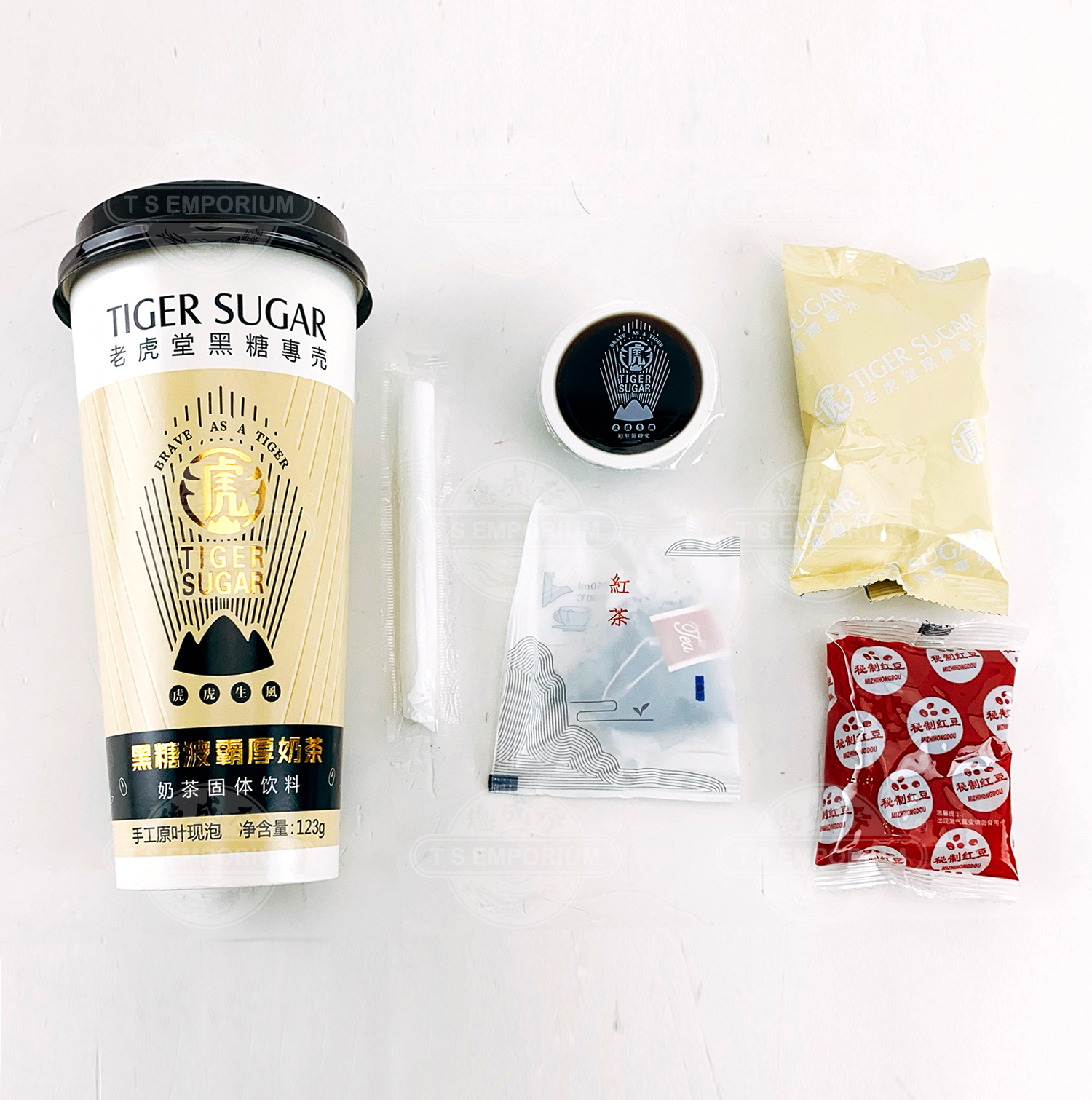 TIGER SUAR Instant Tea Black Tea Flavor 123g - Tak Shing Hong