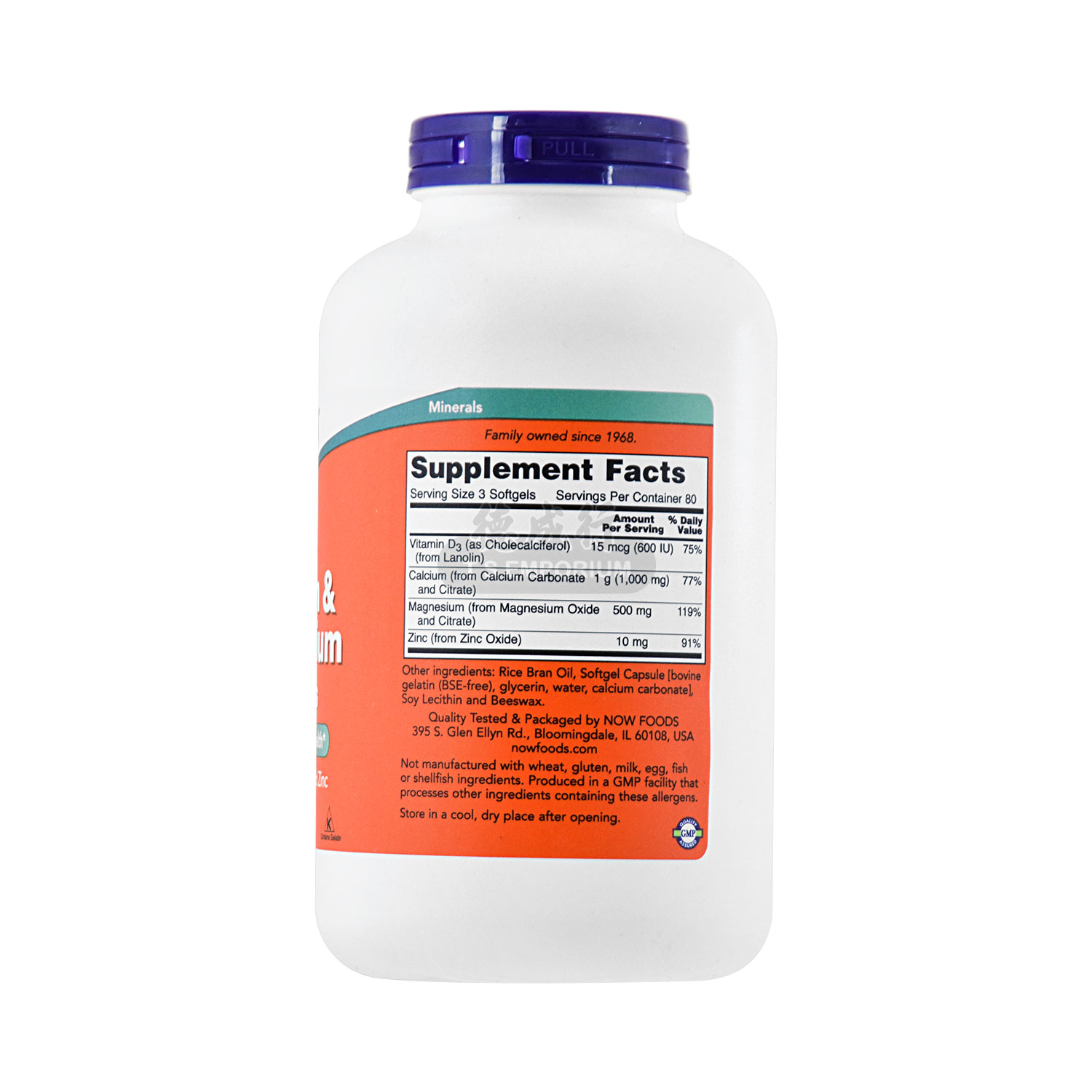 NOW FOODS Calcium & Magnesium 240 Softgels Tak Shing Hong