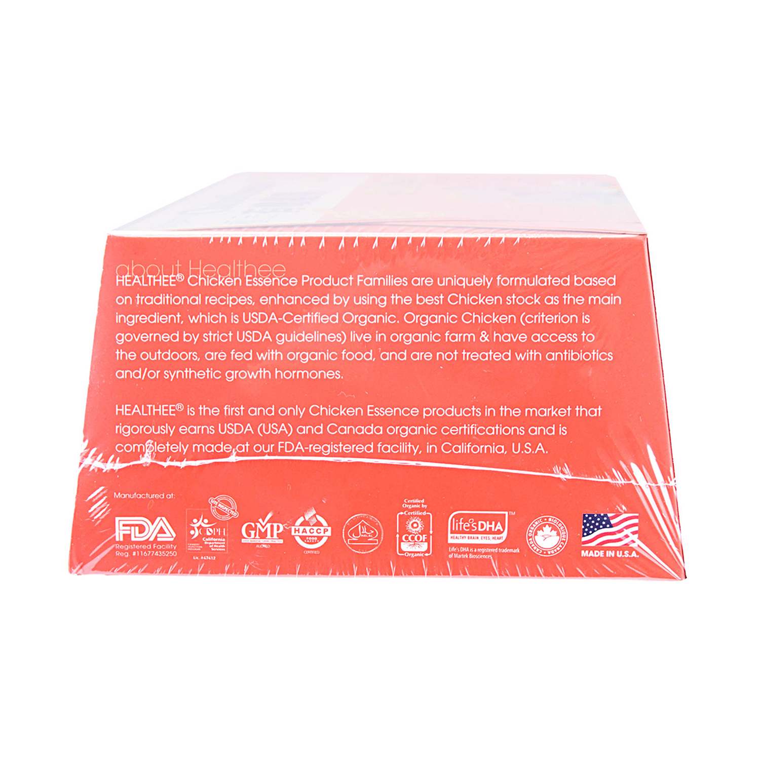 HEALTHEE USA Chicken Essence DHA Omega3 6bottles/420ml Tak Shing Hong