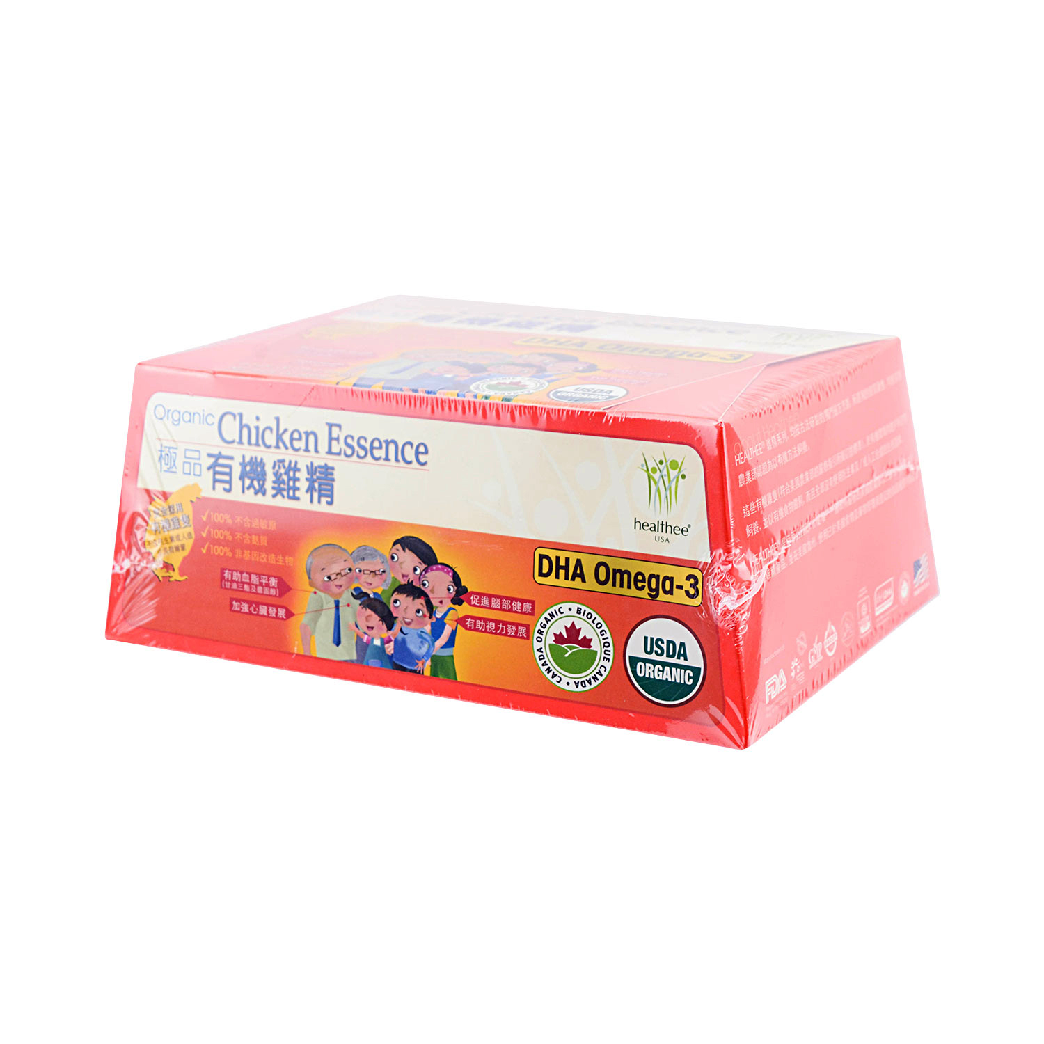 HEALTHEE USA Chicken Essence DHA Omega3 6bottles/420ml Tak Shing Hong