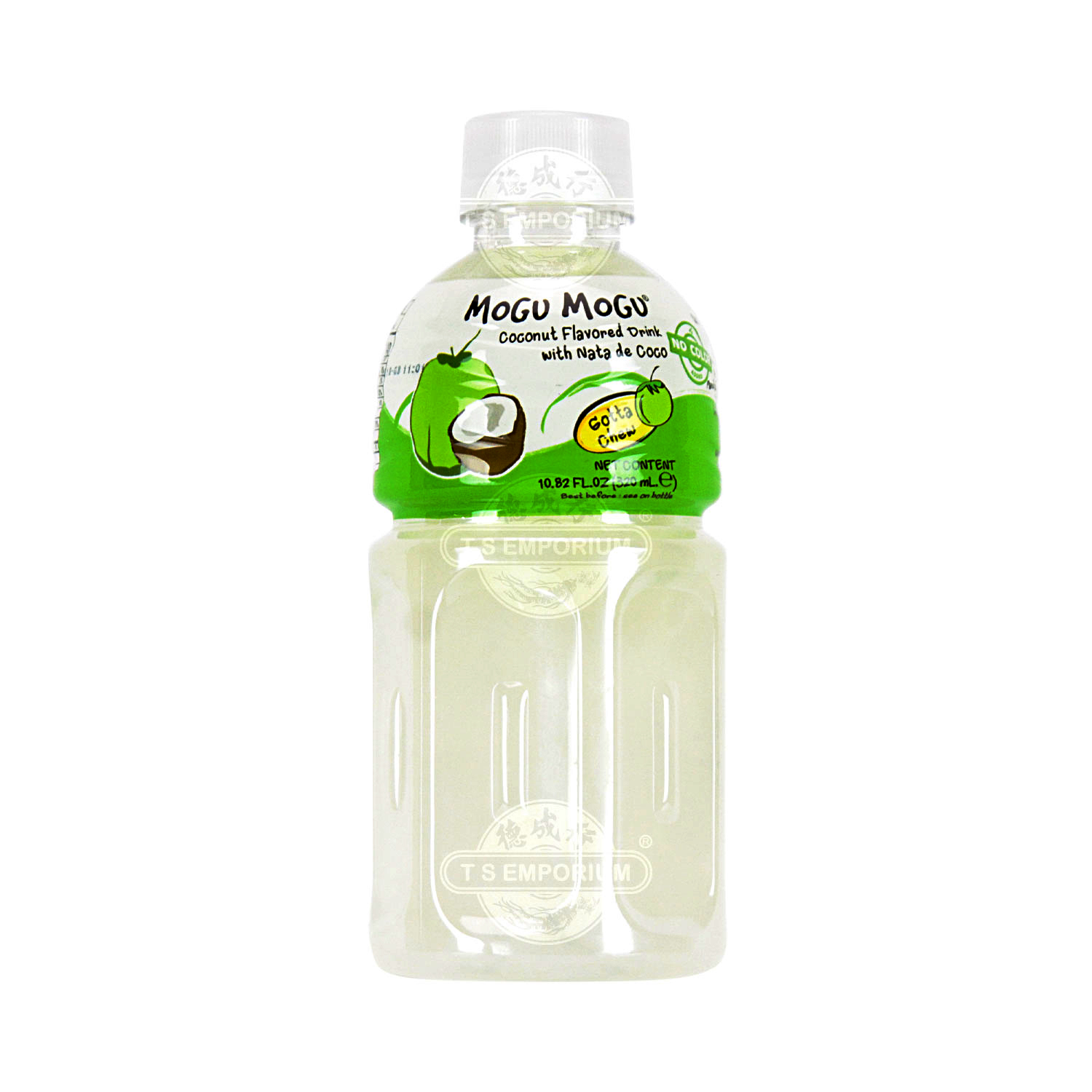 MOGU MOGU Coconut Flavored Drink with Nata de Coco 320ml Tak Shing Hong
