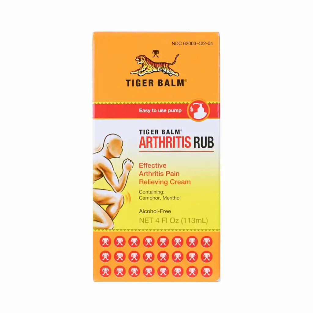 TIGER BALM Arthritis Rub (Effective Arthritis Pain Relieving Cream) 113ml