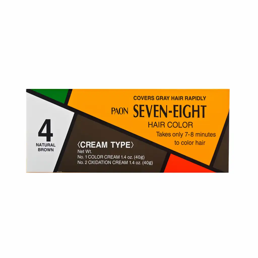 早染 染发膏 (#4 天然褐色 Natural Brown) 40gx2