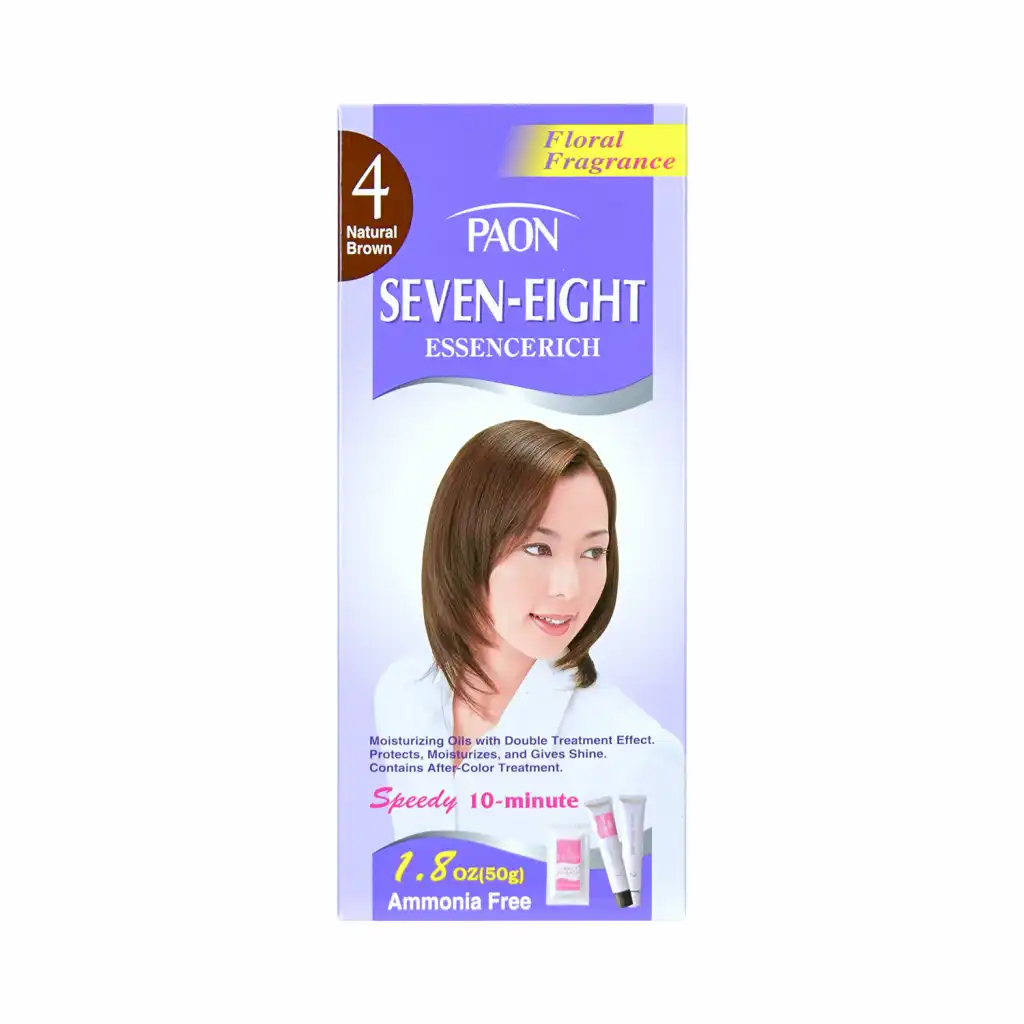 早染 永久染发剂-花香型 (#4 天然褐色 Natural Brown) 50g