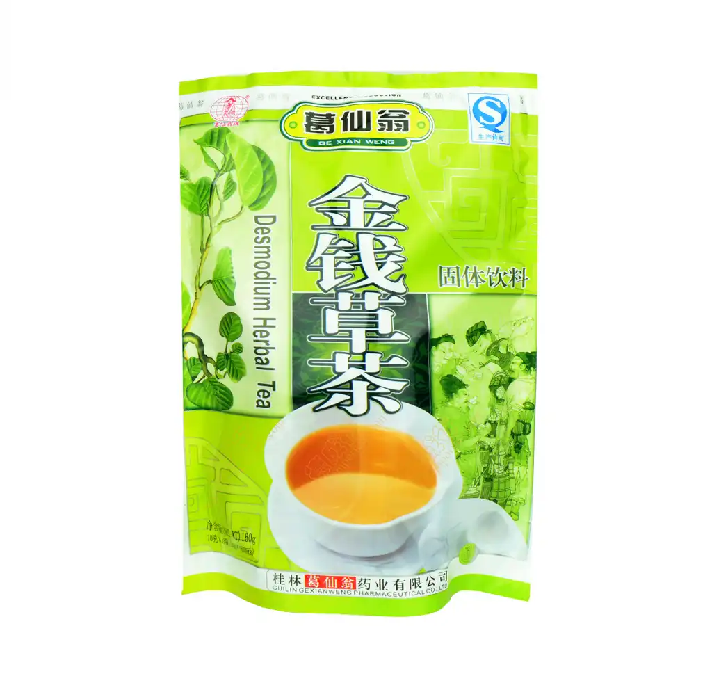 GE XIAN WENG Desmodium Herbal Tea/ Jin Qian Cao Cha 16pcs/160g