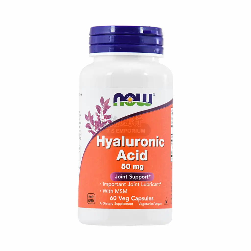 NOW FOODS Hyaluronic Acid 50mgX60 Veg Capsules