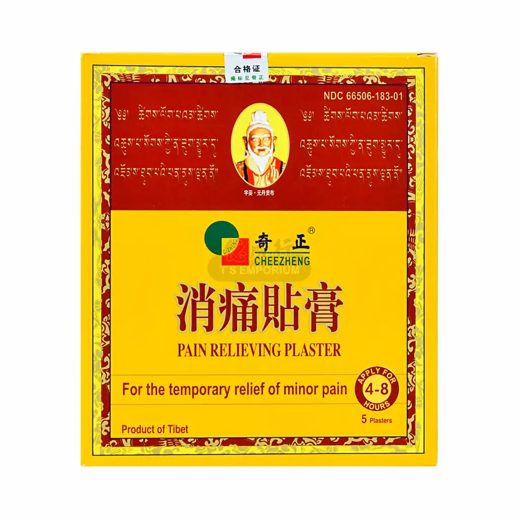 CHEE ZHENG Pain Relieving Plaster 90x120mm / 5plasters