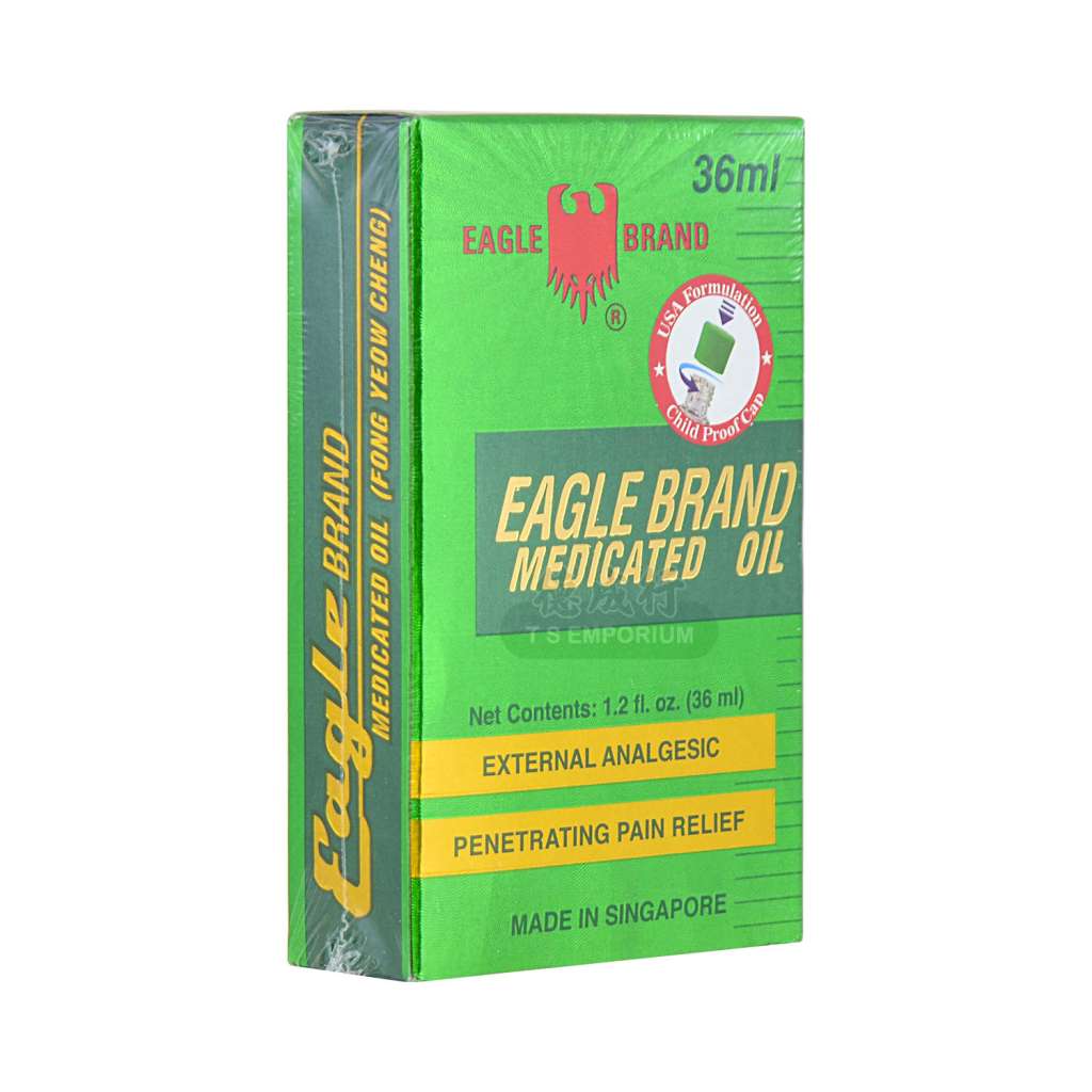 EAGLE BRAND Medicated Oil 36ml Tak Shing Hong