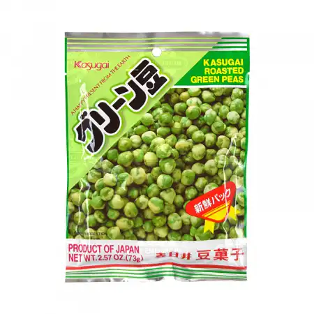 KASUGAI Roasted Green Peas 73g