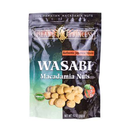 ISLAND PRINCESS Hawaiian Macadamia Nuts (Authentic Japanese Wasabi) 283g 美国公主岛 夏威夷果仁 澳洲坚果(日本芥末) 283g 美國公主島 夏威夷果仁 澳洲堅果(日本芥末) 283g