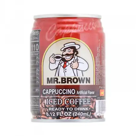 KING CAR Mr. Brown Iced Coffee Cappuccino Flavor 240ml