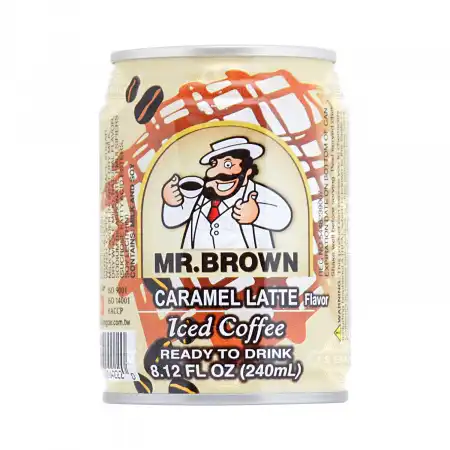 台湾金车 伯朗冰咖啡 焦糖口味 240ml