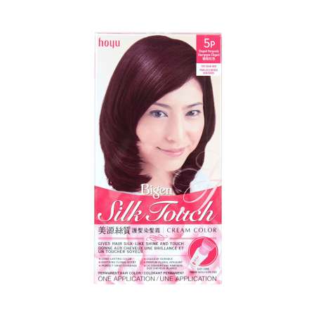 BIGEN Silk Touch Cream Color For Asian Hair (#5P Elegant Burgundy) 美源 丝质护发染发霜 (#5P 葡萄紫色 Elegant Burgundy) 美源 絲質護髮染髮霜 (#5P 葡萄紫色 Elegant Burgundy)
