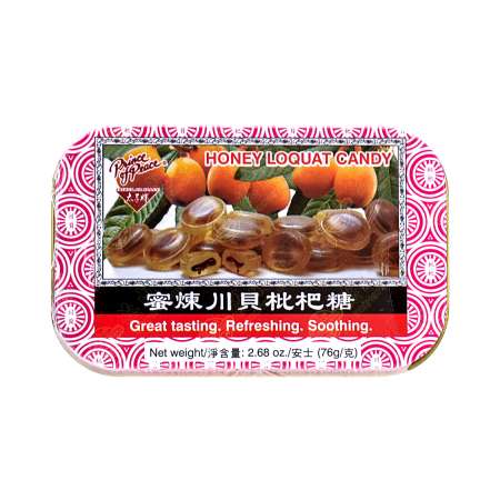 PRINCE OF PEACE Honey Loquat Candy 76g 美国太子牌 蜜炼川贝枇杷糖 76g 美國太子牌 蜜煉川貝枇杷糖 76g