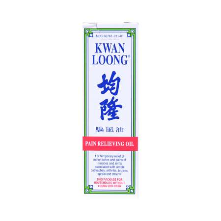 KWAN LOONG Pain Relieving Oil 28ml 均隆驱风油 28ml 均隆驅風油 28ml