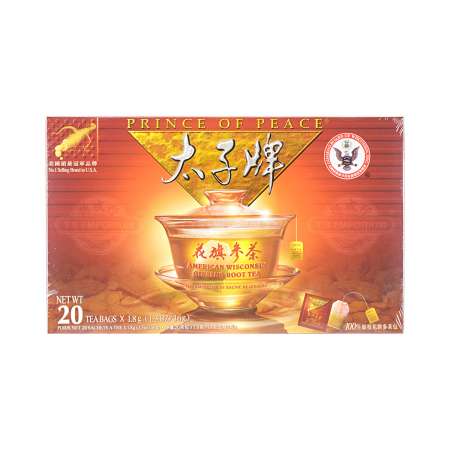 美国太子牌 原枝花旗参茶 (20茶包) 36g