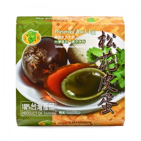 台湾玉龙松花溏心皮蛋4pcs 美国德成行 台湾玉龙松花溏心皮蛋4pcs 美国德成行