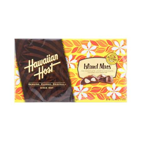 美国Hawaiian Host 澳洲坚果牛奶巧克力 14入 142g HAWAIIAN HOST Island Macs 14pcs 142g