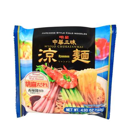 日本myojo明星中华三昧凉面胡麻味140g 美国德成行