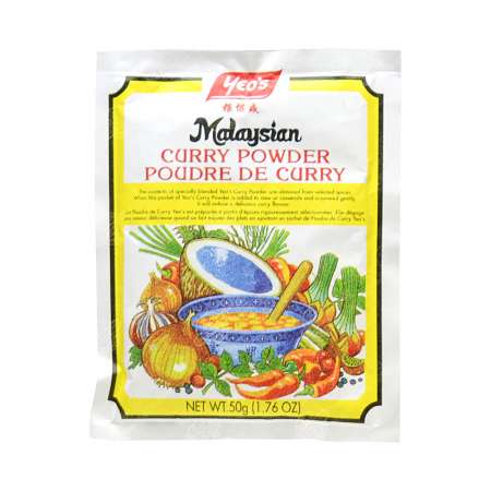 Yeo’s Malaysia Curry Powder 50g 杨协成 马来西亚咖喱粉 50g 楊協成 馬來西亞咖喱粉 50g