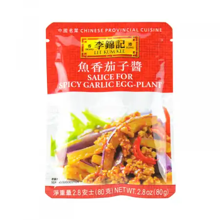LEE KUM KEE Sauce For Spicy Garlic Egg-Plant 80g/2.8oz