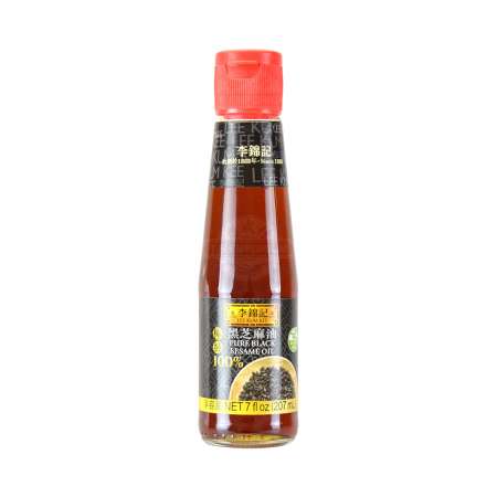 香港李锦记 黑芝麻油 207ml LEE KUM KEE 100% Pure Black Sesame Oil 207ml