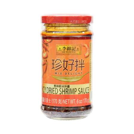 LEE KUM KEE Spicy Dried Shrimp Sauce 170g 香港李锦记 珍好拌 香辣虾米拌酱 170g 香港李錦記 珍好拌 香辣蝦米拌醬 170g