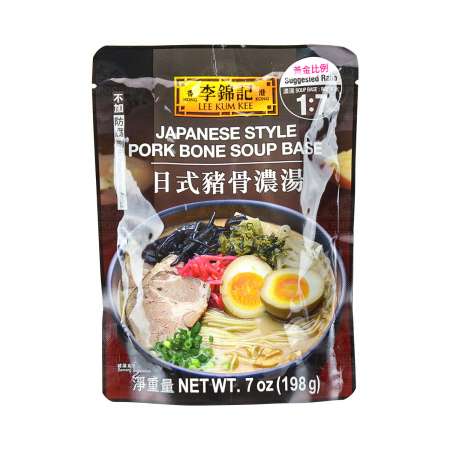香港李锦记 日式猪骨浓汤 198g LEE KUM KEE Japanese Style Pork Bone Soup Base 198g
