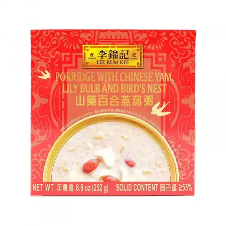 香港李锦记 山药百合燕窝粥 252g/8.9oz 【早餐代餐 即食养生粥】