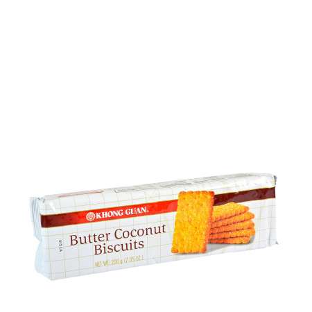 KHONG GUAN Butter Coconut Biscuits 7.05oz 康元 椰子奶油饼 7.05oz 康元 椰子奶油餅 7.05oz