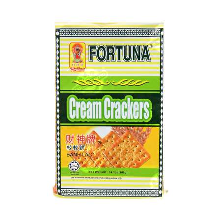 FORTUNA Cream Crackers 400g 财神牌 较较饼/奶油饼干 400g 財神牌 較較餅/奶油餅干 400g