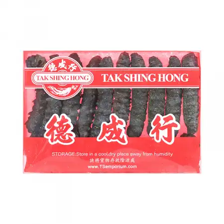 TAK SHING HONG G25 Caribbean Sea Dried Sea Cucumber (Cai Hong Shen) 16oz (#10017)