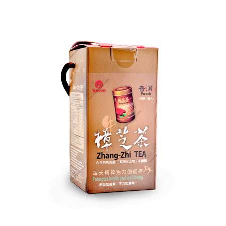 Kinyo Zhang-Zhi Pu-erh Tea (Pu-erh Tea with Antrodia Camphorata) 150g 金叶樟芝普洱茶 150g 金葉樟芝普洱茶 150g