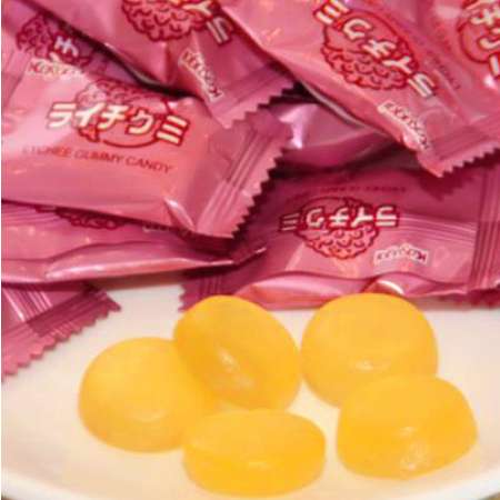 Kasugai Lychee Gummy Candy 102g 日本 Kasugai 春日井软糖 荔枝香味 102g 日本 Kasugai 春日井軟糖 荔枝香味 102g