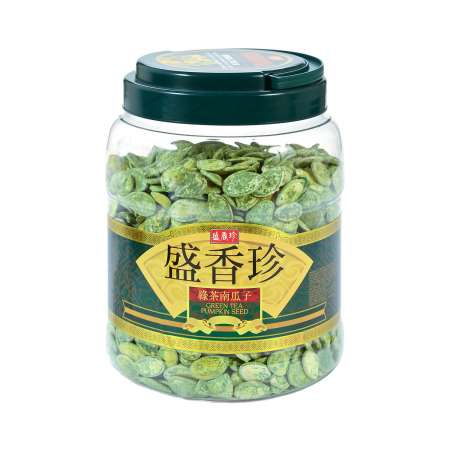 ShengXiangZhen Green Tea Pumpkin Seed 630g 盛香珍 绿茶南瓜子 630g 盛香珍 綠茶南瓜子 630g