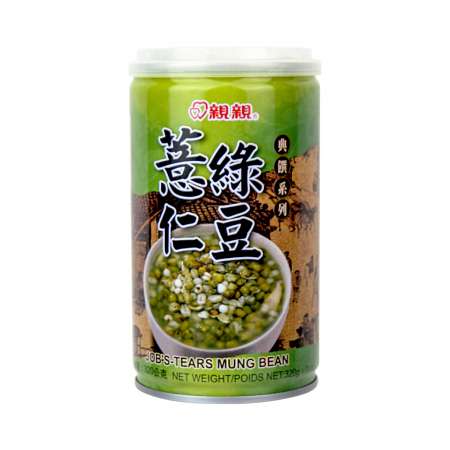 CHINCHIN Job’s-Tears Mung Bean 320g 台湾亲亲 薏仁绿豆 320g 台灣親親 薏仁綠豆 320g