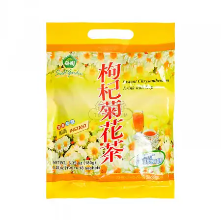 台湾芗园 枸杞菊花茶 即溶晶粒冲调饮品 18pcs/180g【冷热皆宜】