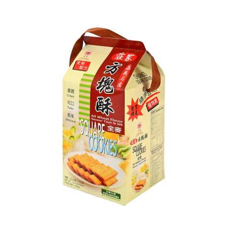 CHUANG’S All Wheat Cookies 430g 台湾莊家 全麦酥 430g 台灣莊家 全麥酥 430g