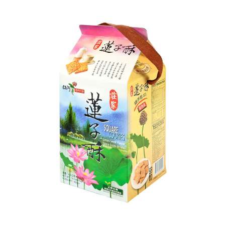 CHUANG’S Lotus Seed Cookies 430g 台湾莊家 莲子酥 430g 台灣莊家 蓮子酥 430g