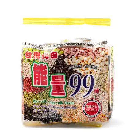 台湾北田 能量99棒 蛋黄夹心 180g/6.35oz【非油炸】