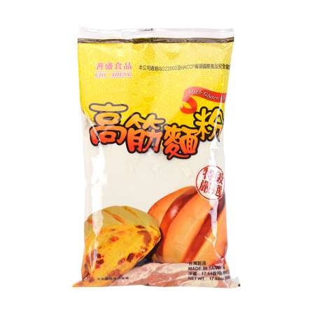 CHISHENG High Gluten Flour 500g 台湾耆盛 特级严选高筋面粉 500g 台灣耆盛 特級嚴選高筋面粉 500g